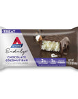 Atkins Endulge Chocolate Coconut Bar, Dessert Favorite, High in Fiber, 1g Sugar, 10 Count