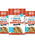 Bakery On Main Maple  Brown Sugar Protein Instant Oatmeal GlutenFree and NonGMO 6 PacketsCarton 3 CartonsPack