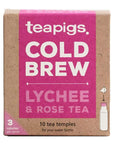 teapigs Lychee  Rose Cold Brew Tea Bags 10 Count x 6 Boxes Caffeine Free Herbal Infusion Tea Sweet Flowery