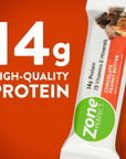 ZonePerfect Protein Bars 14g Protein 19 Vitamins  Minerals Nutritious Snack Bar Chocolate Peanut Butter 20 Bars