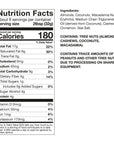 Perfect Keto Nut Butter Snack: Support Weight Management on Ketogenic Diet. Ketosis Superfood Raw Nuts|Cashew Macadamia Coconut Vanilla Sea Salt