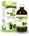 BASIC AYURVEDA Wheat Grass Juice with Honey  Organic  Pure Grass Meal Juice  Purifying  Natural Herbal Drink for Immune Support  1623 Fl Oz 480ml