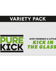 PURE KICK Energy and Hydrate Singles To Go Drink Mix Variety Pack Black cherry Pomegranate Orange Passion Fruit Strawberry watermelon and Concord Grape 40 Count Pack  1