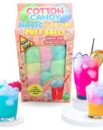 Lupy Lups Magic Floating Cotton Candy It Floats 63 oz 15 BallsAssorted Flavors Pastel Candy for Stocking Treats Party Favors Buffet table and Pinata