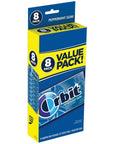 ORBIT Peppermint Sugarfree Chewing Gum Bulk 8 Packs of 14Pieces Case of 6 672 Total Pieces