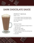 Monin  Gourmet Dark Chocolate Sauce Velvety and Rich Great for Desserts Coffee and Snacks GlutenFree NonGMO 64 Ounce