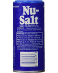 Nu-Salt Sodium-Free Salt Substitute (3 Pack) Contains Potassium Chloride, Table Salt Alternative, Vegan, Good for Chips, Pretzels, French Fries, Popcorn Seasoning, 3oz Shaker Bottle