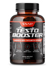 Snap Testosterone Booster for Men - Promotes Muscle Growth, Booster for Men's Sex Drive, Enhancing Natural Energy, Stamina and Strength, 60 Capsules