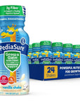 PediaSure Grow & Gain with 3g Fiber for Digestive Health, Provides Immune Support, Kids Protein Shake, DHA Omega-3, Non-GMO, Chocolate, 8 Fl Oz (Pack of 24)