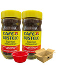 Café Bustelo Espresso Style Dark Roast Instant Coffee 705 Ounces PACK 2 Bundle with KING BUY BOX Cup 1 PCS