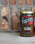 Fosters Pickled Green Beans Red Pepper 32oz 2 Pack  Pickled Green Beans in a Jar  Traditional Pickled Vegetables Recipe for 30 years  Gluten Free Spicy Pickled Green Beans No Preservatives