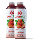 Smartfruit Summer Strawberry  Antioxidants 100 Real Fruit Purée NonGMO No Additives Vegan  48 Fl Oz  2 Pack