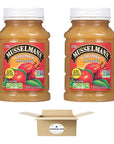 Musselmans Chunky Applesauce 24 oz Bottles  Pack of 2 48 oz in total