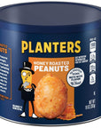 Planters Honey Roasted Peanuts 6 ct Pack 10 oz Canisters