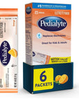 Pedialyte Electrolyte Powder, 0.6 Fl Oz Pouch, 6 Ct