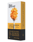 Fiber Gourmet Mac and Cheese  Healthy  Cheesy Macaroni Noodles  FiberRich LowCalorie Instant Pasta  Made in US Kosher and Has Zero Artificial Colors or Flavors  Pack of 2 x 6oz 170g