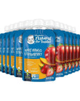 Gerber Baby Food Pouches, Toddler 12+ Months, Apple Mango Strawberry, 3.5 Ounce (Pack of 12)