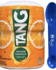 Pack of 1 Tang Orange Naranja Drink Mix  20 oz Canister Miras Trademark 2in1 Measuring Spoon Included