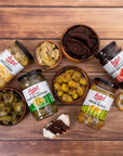 Sadaf Pickled Jalapeno Peppers  Slice Pickled Jalapeño Peppers for Cooking and Food Flavoring  Kosher  105 Oz Jar