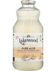 Lakewood Organic Pure Aloe Juice  Inner Fillet  32 Oz  Contains 100 juice