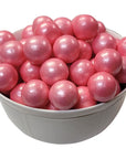 Light Pink Pearl Gumballs 1 Inch2 Pound Bulk Bag For Baby Showers And Gender Reveal Parties