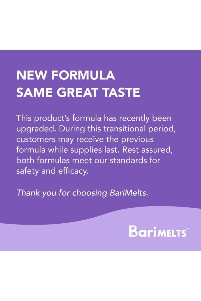 BariMelts Bariatric Multivitamin - 1 Month Supply (60 Fast-Dissolving Tablets) - Post-Op Bariatric Vitamins