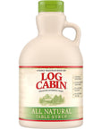 Log Cabin All Natural Table Syrup for Pancakes and Waffles NonGMO 22 Fl Oz Pack of 8