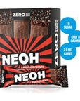 NEOH Chocolate Bars  Keto Chocolate Dipped Candy Bar GlutenFree LowCalorie LowCarb PlantBased HighFiber Snacks No Added Sugar 1 Ounce Individually Wrapped Bars 12 Pack