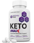 Optimal Keto Max 1200MG Pills Includes Apple Cider Vinegar - Men Women 60 Capsules