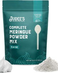 Judee’s Complete Meringue Powder Mix 11.4 oz - Great for Baking and Decorating - No Preservatives - Gluten-Free and Nut-Free - Make Meringue Cookies, Pies, Frosting, and Royal Icing