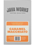 Java Works Coffee  Caramel Macchiato Flavored Coffee Single Serve Capsules  Compatible with Keurig KCup Brewers  24 count