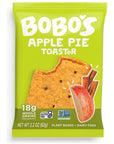 Bobo's TOASTeR Pastry, Apple Pie, 2.5 oz Pastry (12 Pack), Gluten Free Whole Grain Breakfast Toaster Pastries