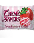 Creme Savers Strawberries and Oranges Creme Savers Hard Candy | 12 OZ Total - 4 bags