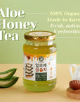 ALOETIME Aloe Honey Tea Refreshing Herbal Caffeine Free Healthy Aloe Vera Tea 1764 fl oz500g