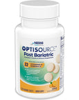 Optisource Post Bariatric Multivitamin & Mineral Supplement, 23 Vitamins and Minerals with High Levels of Calcium Citrate & Vitamin D, Chewable for Maximum Absorption, Citrus Flavor, 120 Tablets