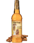 Jordan's Skinny Syrups Sugar Free Butter Toffee Coffee Syrup 750 mL Bottle with By The Cup Syrup Pump