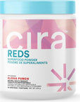 Cira Glow-Getter Reds Superfood Powder - Antioxidants & Polyphenols for Increased Energy & Gut Health - 30 Servings, Aloha Punch