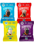 SkinnyDipped Snack Attack Minis Almond Variety Pack, Healthy Snack, Plant Protein, Gluten Free, 0.46 oz Mini Bags, Pack of 25