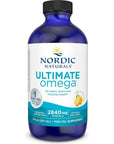 Nordic Naturals Ultimate Omega Liquid, Lemon Flavor - 8 oz - 2840 mg