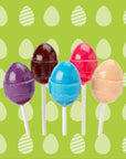 Easter Egg Tootsie Pops  Assorted Flavors 15 count Original Chocolate Cherry Orange Grape and Raspberry EasterThemed Lollipops tundras bag