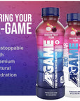 AGAME Sports Drink Dragon Fruit Plum The Ultimate Hydration Sports Beverage for Athletes 8 Essential Vitamins including B C  E plus Natural Sea Salt Electrolytes All Natural Flavors  Sweeteners Gluten Free 169 Fl Oz Pack of 12