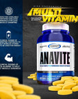 Gaspari Nutrition Anavite - Sports Multi-Vitamin with Amino Acids, Beta-Alanine and L-Carnitine, Enhanced Performance and Recovery, 180 Tablets