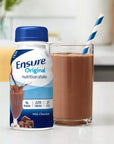 Ensure Original Milk Chocolate Flavor  Nutrition Shake With Fiber  Meal Replacement Shake to Boost Energy is Gluten Free  8 Fl OZ  Pack of 6  Every Order is Elegantly Packaged in a Signature BETRULIGHT Branded Box