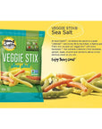 Good Health Crunchy Veggie Stix Sea Salt 1 Oz Bags 42 Count Gluten Free Snacks Great for Lunches or Snacking on The Go Packed with Vitamins and Nutrients