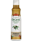 Pompeian USDA Certified Organic Extra Virgin Olive Oil Non-Stick Cooking Spray, Full-Bodied Flavor, Perfect for Salads and Pasta Drizzling, Naturally Gluten Free, Non-Allergenic, Non-GMO, No Propellants, 5 FL. OZ., Single Bottle