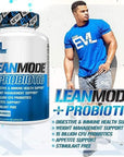 Evlution Nutrition Leanmode + Probiotic, Advanced Probiotic Capsule Supplement, 15 Billion CFUs per Serving, Digestive Support & Gut Health (40 Servings)