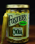 Fosters Pickled Okra  32oz  2 pack  Traditional Pickled Vegetables Recipe perfected over 30 years  GlutenFree Okra Pickles  NO Preservatives Pickle Okra