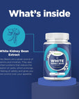 White Kidney Bean Extract Capsule - Extra Strength White Kidney Bean Sugar & Carb Blocker plus Appetite Suppressant Support - Plant Based Energy Supplement - Non-GMO Gluten Free & Made in the US