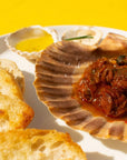 Spanish Small Scallops Canned in Caldeirada Sauce  B Vitamins Omega3  Tinned Seafood by Ati Manel  1 x 110g Can