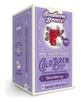 Southern Breeze Cold Brew Sweet Tea Blackberry Iced Tea with Black Tea and Zero Carbs Zero Sugar 20 Individually Wrapped Tea Bags Southern Sweet Tea Iced Tea Beverage